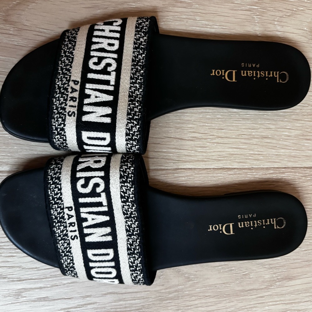 Christian Dior slides